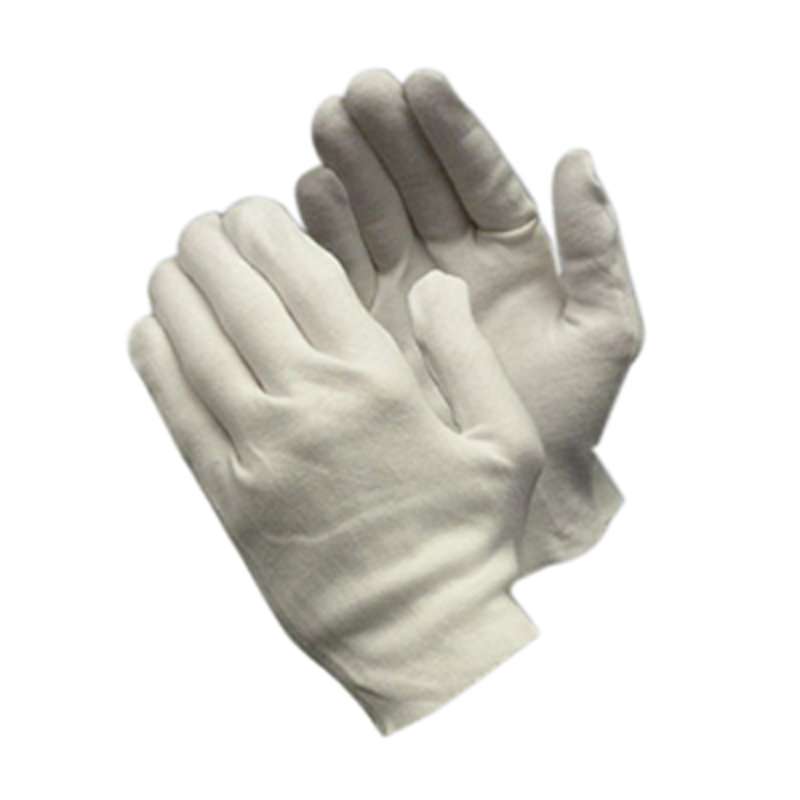CleanTeam® Heavy Weight Cotton Lisle Inspection Glove with Unhemmed Cuff, Ladies, 50 Dozen per Case